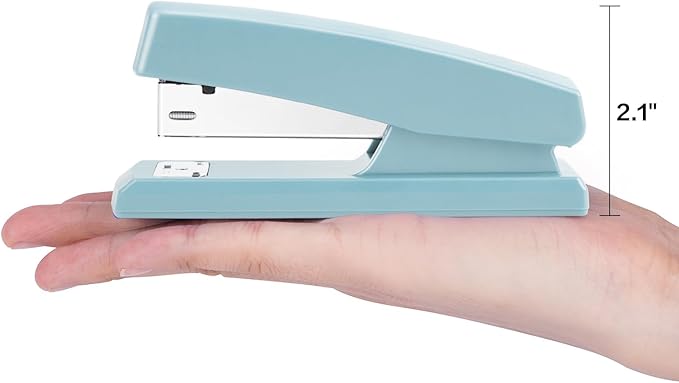 Deli Stapler, Desktop Staplers with 640 Staples, Office Stapler, 25 Sheet Capacity, Blue