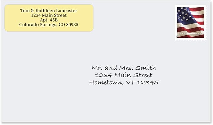 Colorful Images Pastel Multicolor Rolled Return Address Mailing Labels with Dispenser, Customize with Name & Shipping Address, 500 Self Adhesive, Easy Peel Sticker Label Roll, 3/4" x 2 1/2"