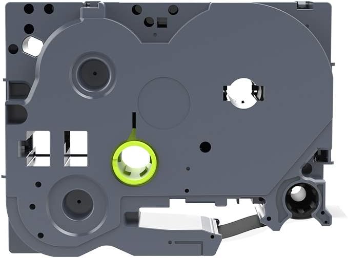 1PK Black on Green Fluorescent Laminated Label Tape Compatible for Brother P-Touch TZe-D41 TZ D41 Tze D41(18mm x 8m)