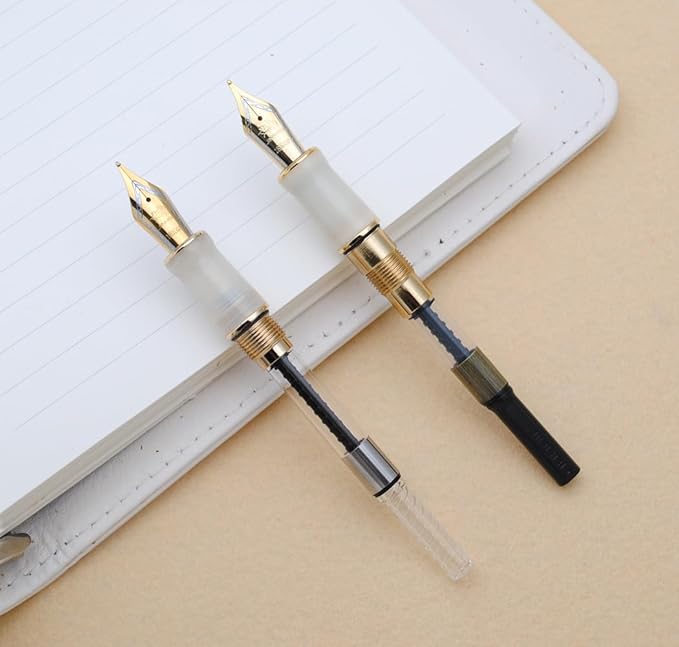 JINHAO 100 Fountain Pen with Ink Converter (Medium Nib 0.7mm, Light Blue)