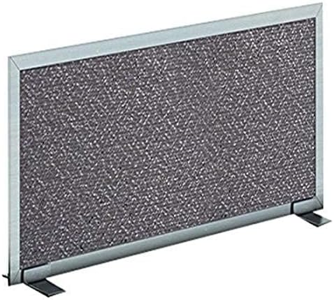 OBEX Acoustical Free Standing Privacy Screen, Cubicle Accessories Desk Privacy Panel, Desk Dividers for Office, Office Furniture Partitions Portable Sound Proof Dividers, 24" x 24", Graphite