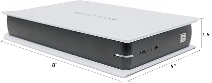 Avolusion PRO-5X Series 10TB USB 3.0 External Hard Drive for WindowsOS Desktop PC/Laptop (White) - 2 Year Warranty (Renewed)