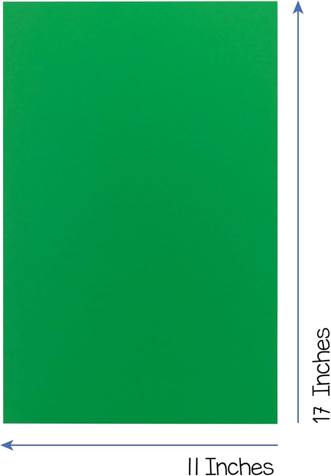 Hygloss Bright Colored Cardstock - 11x17-Inch, 12 Assorted Colors, 144 Sheets, 65 lb/ 176 gsm, Fade-Resistant, Acid-Free Color Card Stock Paper