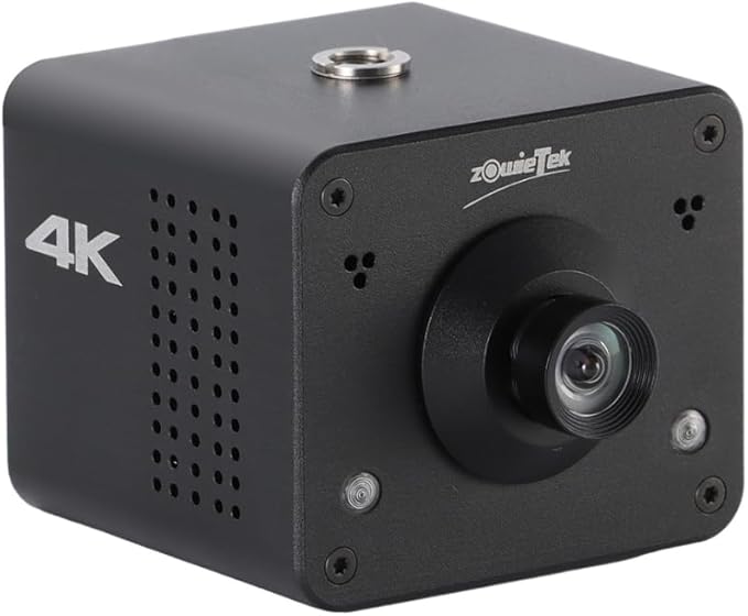 4K Native NDI HX3 POV Webcam Camera PoE, ZowieCAM, Simultaneously HDMI & SDI Output, RTSP/RTMP(s)/SRT, Standalone Live Streaming to YouTube/Twitch for Webcast, Meeting, Teaching & Gaming (M12)