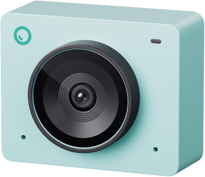 OBSBOT Meet 2 Webcam 4K - AI Framing & Auto Tracking, 1/2" Sensor, 60FPS, Auto Focus, HDR, Dual Mics - Lightweight USB Web Camera for Streaming, Zoom Meetings, Gaming. (Aurora Green)