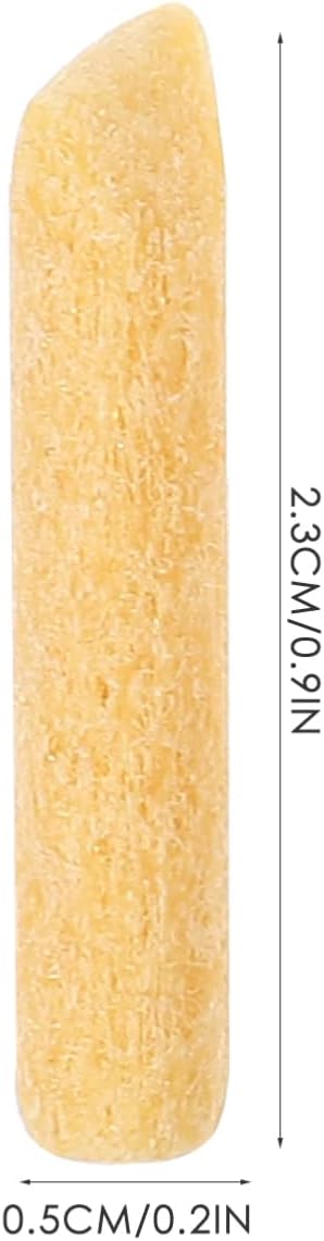 Ciieeo Universal Pen Points 50pcs Marker Pen Replacement Nibs Painting Tips Points Marker Refill Nibs for Acrylic Glass Chalk s Yellow Multifunctional Paint s