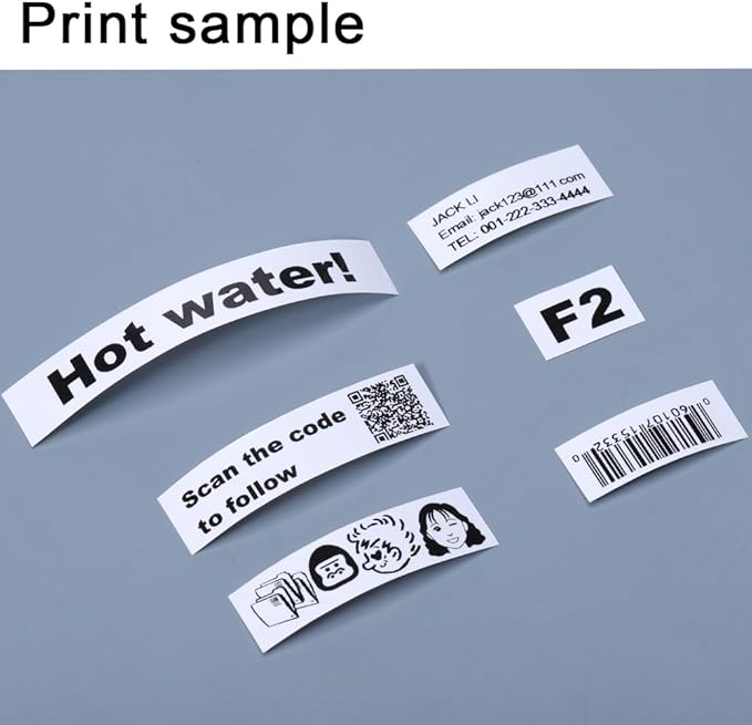 Label KINGDOM 18mm 0.7” Label Maker Tape Compatible with Brother P Touch TZe-241 Laminated White TZ Tape for PT-D410 D400 D600 P700 Printer, TZ-241 (3/4in x 26.2ft) 4-Pack