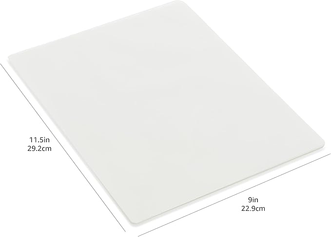 Amazon Basics Clear Thermal Laminating Plastic Paper Laminator Sheets, 9 x 11.5-Inch, 50-Pack, 3mil