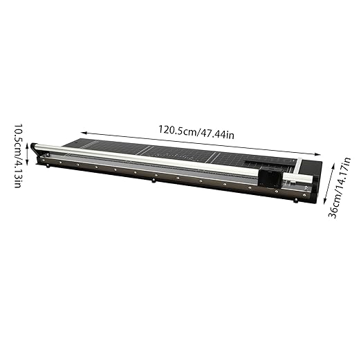 Rotary Trimmer Paper Cutter, 36Inch Manual Paper Trimmer for Crafting, Heavy Duty Rotary Papers Cutter Slider, Self-Sharpening Professional Cutting for Offices, Schools and Crafts
