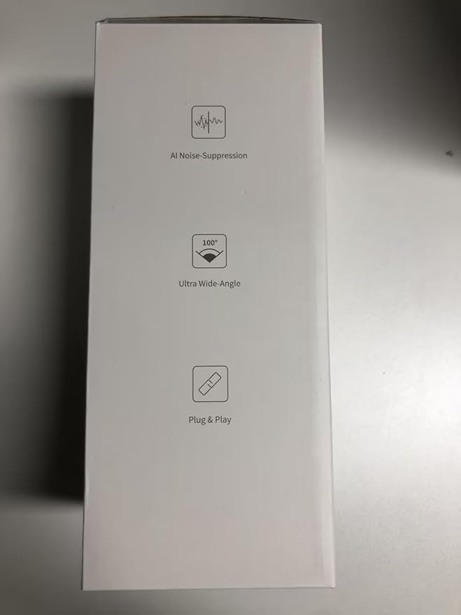 NUROUM C20(2nd Gen) HD Conference Webcam, 1080P Video Conferencing Camera with Microphone and Speaker, All in One Computer Camera for Desktop, 13ft Voice Pickup, AI Noise-Cancellation, USB Plug&Play