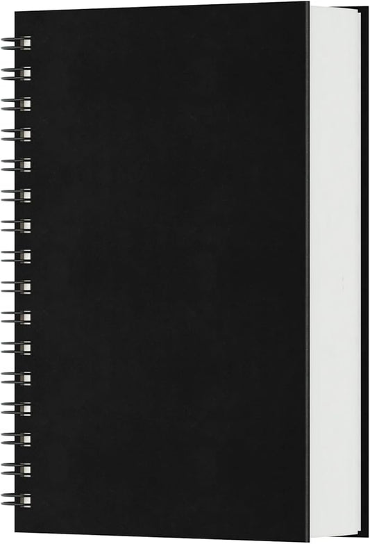 EUSOAR Notebooks for Work, 1 Pack A4 8.3"x11.2" Hardcover Spiral Lined Journal College Ruled, 240 Pages(120 Sheets) Writing Pads Professional Notebook for DIY Note Taking School Business Office