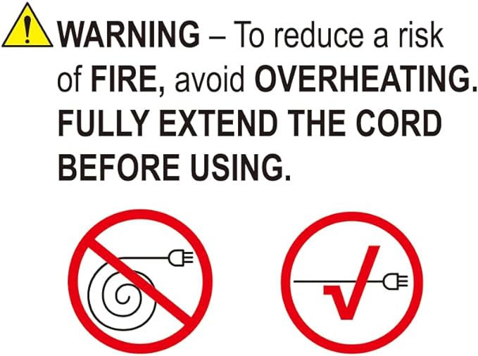 Amazon Basics 3-Prong Indoor Rectangle Extension Cord Power Strip, Flat Plug, Grounded 13 Amps, 1625 Watts, 125 VAC, 2-Pack, 3 ft, White