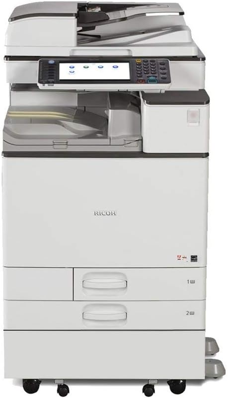 Ricoh Aficio MP C3003 A3 Color Laser Multifunction Copier - 30ppm, Copy, Fax, Print, Scan, Auto Duplex, Network, 4 Trays, Stand and Comes with Pre-Installed Postscript 3 Supplement (Renewed)