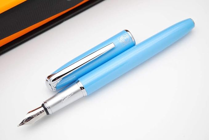 czxwyst Picasso 916 Malage Fountain Pen M Nib Original Box (Light Blue)