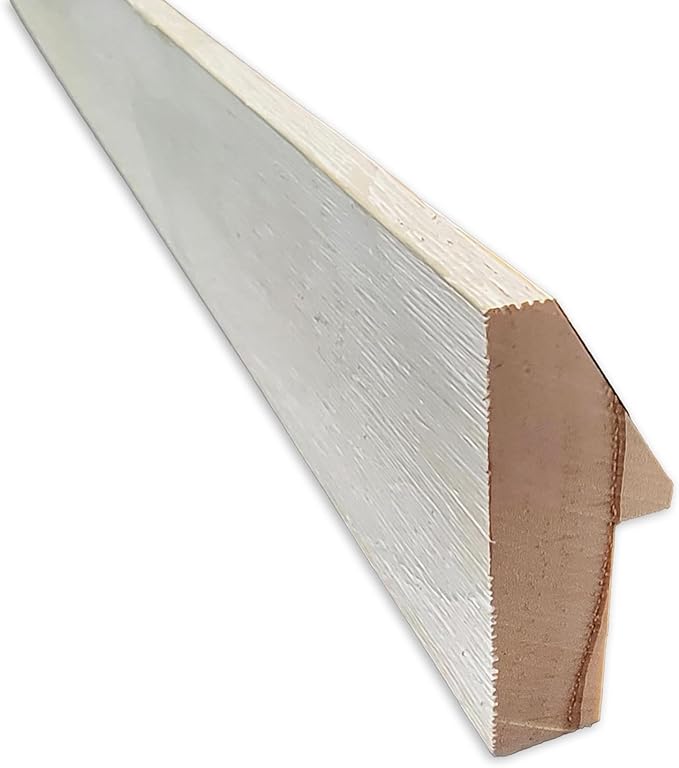 Amanti Art Natural Cork Board for Wall, 25x53 Vision Board with White Frame, Oversize Corkboard Office Decor for Home Organization, Modern Corkboard Pinboard to Display Items for Home Organization in
