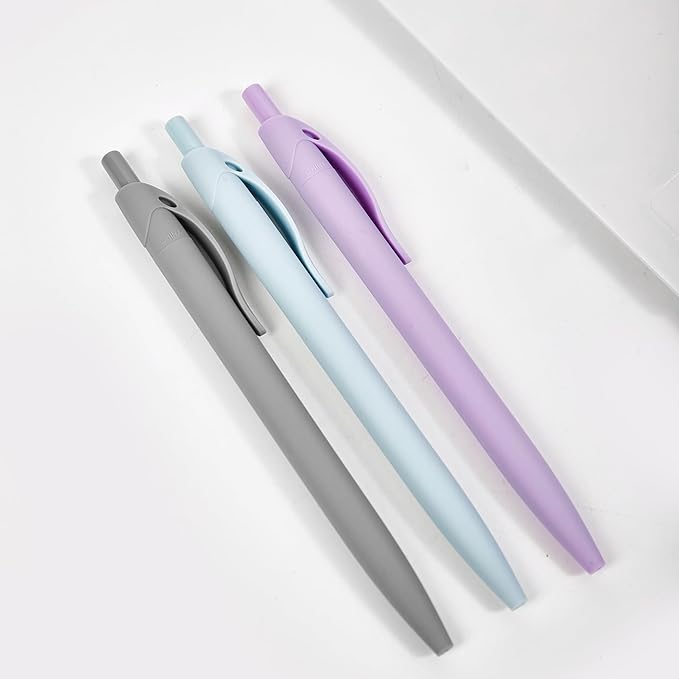 BallPoint Pens, 50 Pack (BLACK Ink),Bulk Pens, Pale Dogwood Pink Barrel,Click Pens for Office Home and School, Retractable Ballpoint Pens, Medium Point, 1.00MM (Pale Dogwood Pink)