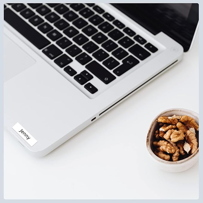 Compatible with Brother P Touch M Tape M-K231 K231s M231 MK-231 MK231 12mm 0.47'' White Label Maker Tape,Replacement for Brother PTouch PT-M95 PT-85 PT-75 PT-65 Label Makers