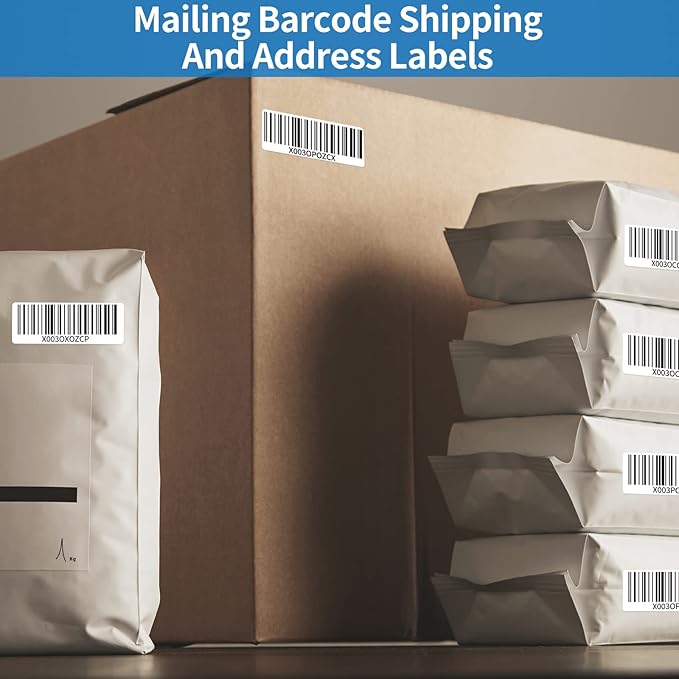 BESTEASY 30-up 100 Sheets 1" X 2-5/8" Address Shipping Labels for Laser and Inkjet Printers, FBA Product Labels (3000 Labels)