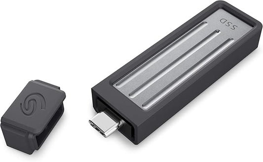 Seagate Ultra Compact 2TB, Portable SSD, 1000MB/s, USB-C, USB 3.2 Gen2, IP54 Water Dust and 3m Drop Resistant, Windows/Mac/iPhone/iPad/Android Phone/Tablet/PS4/PS5/Xbox Compatibility (STMX2000400)