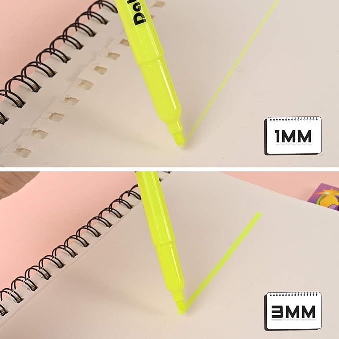 Dabo&Shobo Yellow highlighter, 60 Pack -bright color, chisel tip, for Adults Highlighting in the Home School Office …