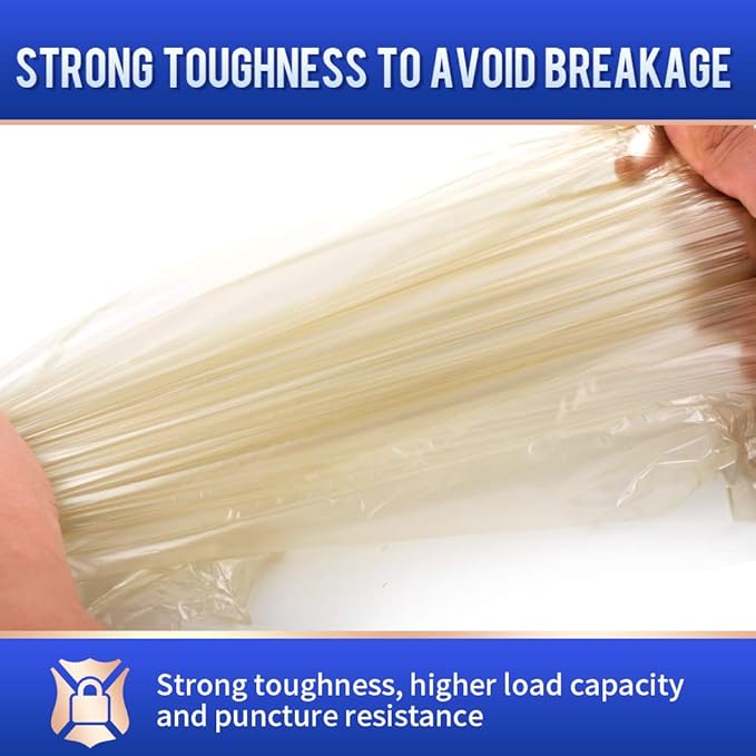 SWIHELP Trash Bags, 4 Gallon / 15 Liters Small Garbage Bags for Office, Kitchen,Bedroom Waste Bin,Colorful Portable Strong Rubbish Bags,Wastebasket Bags 240 Counts