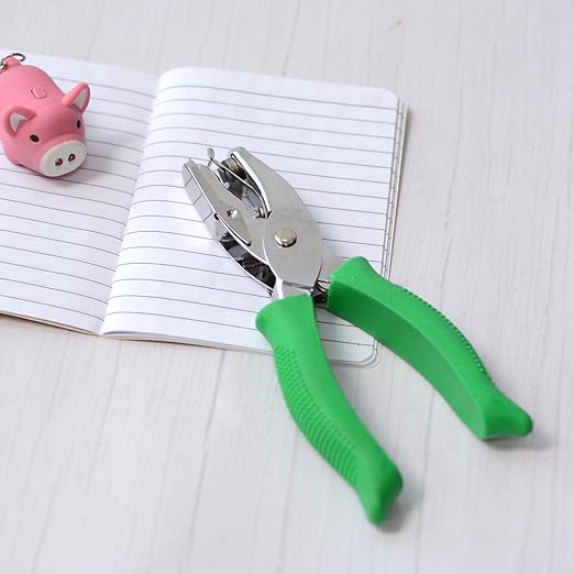 1/4 Inch Triangle Hole Punch for Handmade DIY Craft Paper, Perfect for Home, Office, Back to School Supplies