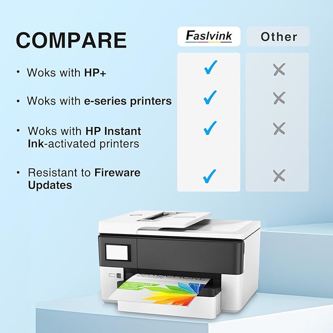 910XL Ink Cartridges Replacement for HP 910XL Ink Cartridges Combo Pack for HP OfficeJet Pro 8025e 8015e 8028e 8035e 8020 8015 8028 8025 8035 Printers