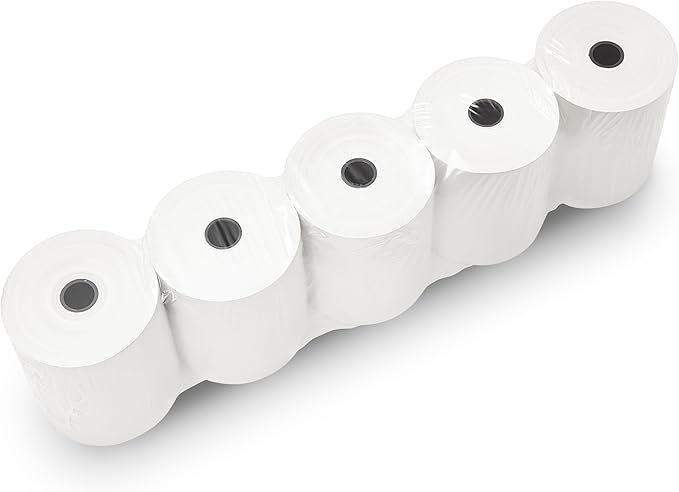 (25 Rolls) 3 1/8 x 230 Thermal Paper (80mm x 70m) 48 GSM Thickness Tape For Square POS System, Register Thermal Receipt Paper Rolls for TM-T88III TM-T88IV TM-T88V TSP100 CT-S300 CT-S2000 M129B M129C