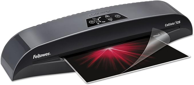Fellowes Callisto 125 Laminator, 12.5-Inch (57291), Silver/Black