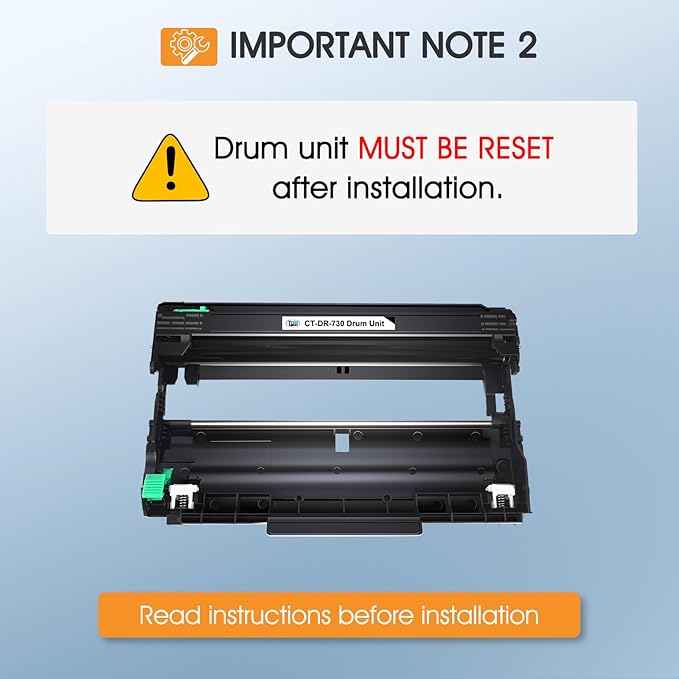 DR730 DR-730 Drum Unit 2-Pack Compatible Replacement for Brother Drum DR730 DR-730 DR 730 for MFC-L2710DW MFC-L2750DW HL-L2395DW HL-L2370DW DCP-L2550DW MFC-L2750DWXL Printer (Black，Not Toner)