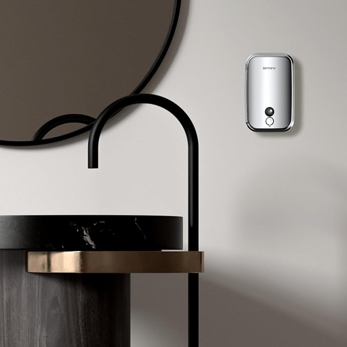 Commercial Soap Dispenser Wall Mount Stainless Steel Soap Dispensers Liquid Manual Anti-Leak Pump Hand Soap Dispenser for Bathroom Kitchen Silver (28 fl.oz./800ml)