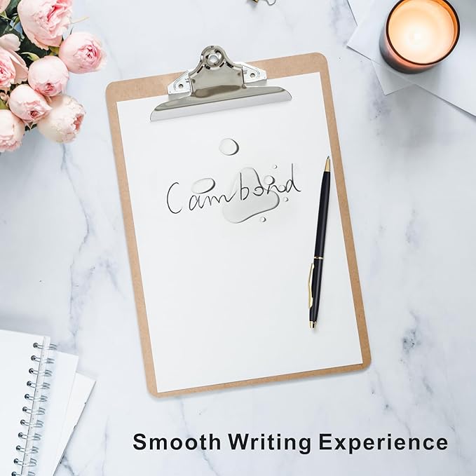 Cambond Black Pens Ballpoint Pen - Bulk Black Ink 1.0 mm Medium Point Smooth Writing for Men Women Police Uniform Office Business, 20 Pack (Black)