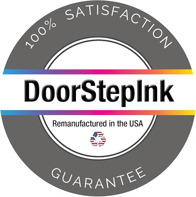 DoorStepInk Remanufactured in The USA Ink Cartridge Replacements for HP 727 300ml 6-PK B C M Y PBK G for Printers DesignJet T1500 T2500 T920 T930