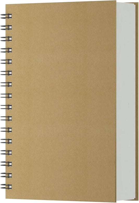 EUSOAR Notebooks Spiral, 1 Pack A5 5.5"x8.3" Hardcover College Ruled Lined Journal, 240 Pages(120 Sheets) Writing Pads Professional Notebook for DIY Note Taking School Business Work Office Diary