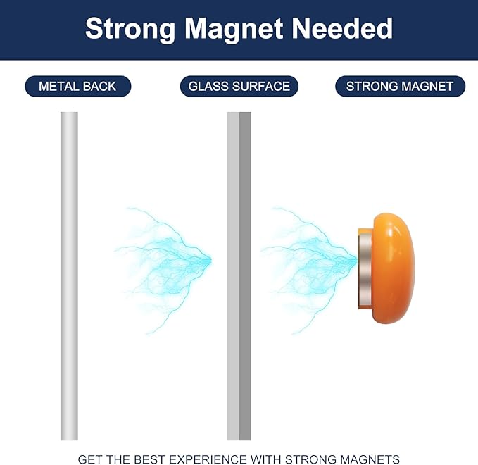 TSJ OFFICE Glass Calendar Whiteboard - 36 x 24 Inches Wall Mounted Monthly Dry Erase Calendar for Wall, Large Magnetic Glass White Board for Office, Home & School