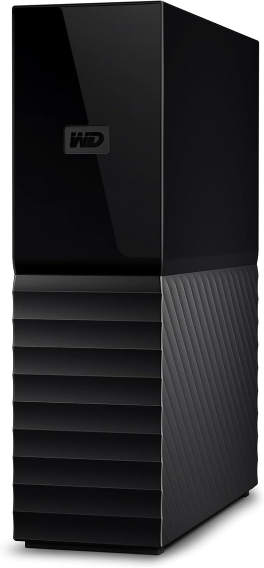 WD 24TB My Book Desktop External Hard Drive, with Password Protection and Backup Software, USB 3.2 Gen1, exFAT - WDBBGB0240HBK-NESN