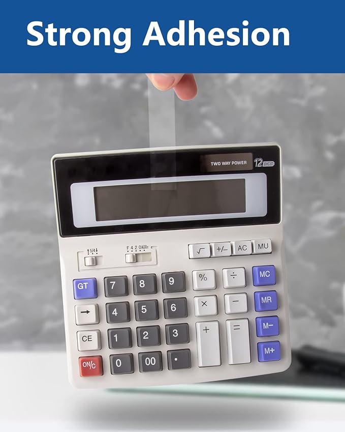 36mm Laminated Clear Label Tape, Black on Clear, 1 1/2" x 26.2 Feet, 3-Pack, Compatible with Brother P Touch Label Maker TZe-161 TZe161