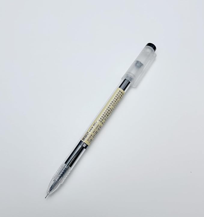 Gel Ink Pen Japanese Style Liquid Ink Rollerball Pens Quick Drying 0.35mm Ultra Fine Point Ballpoint Maker Pen Premium for Office School Stationery Supply,12 Pcs, Black