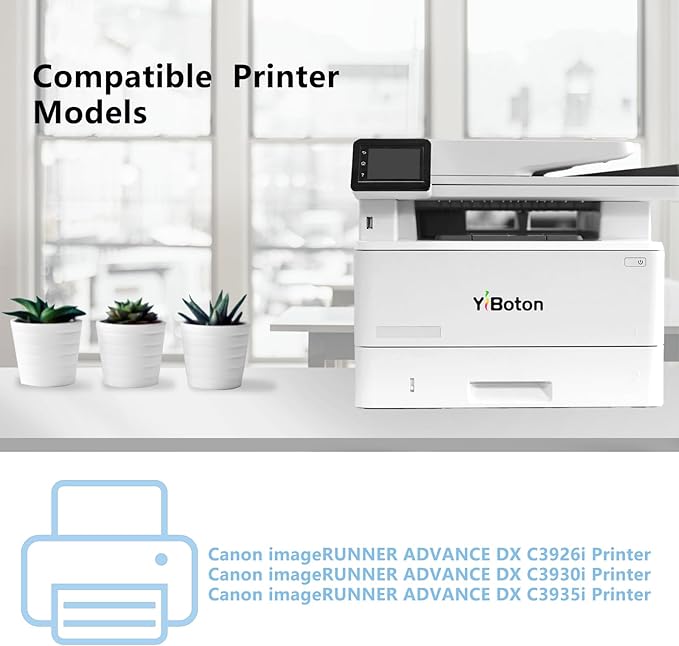 High Yield GPR66 GPR-66 GPR 66 Toner Cartridge Compatible for Canon GPR66 GPR-66 imageRUNNER Advance DX C3926i DX C3930i DX C3935i Printers (5753C003AA 5754C003AA 5755C003AA 5756C003AA)