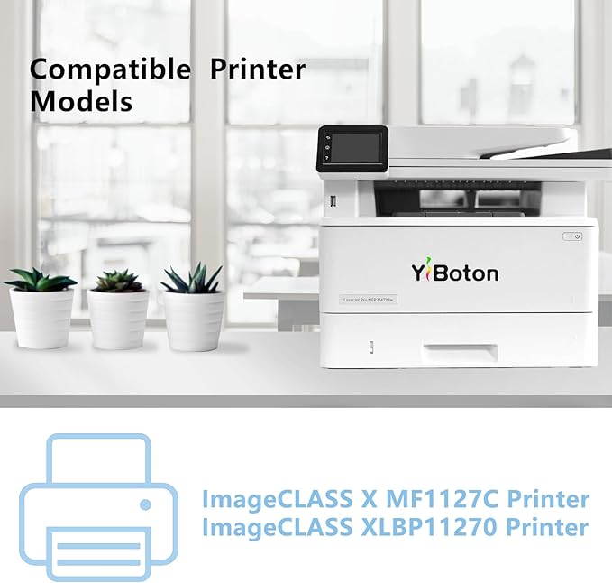 T09 Yellow Toner Cartridges with Chip 3017C005AA Replacement for T09 Toner Suitable for ImageCLAss X LBP1127C MF1127C Printer