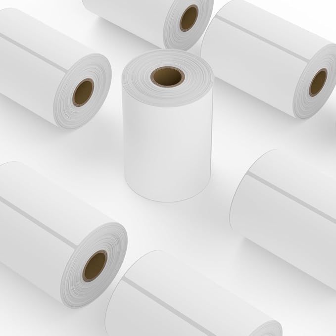 9527 Product 4x6 Blank Direct Thermal Shipping Labels for Zebra 2844 Zp-450 Zp-500 Zp-505 Direct Thermal Labels Printers, Eltron Printer, 250 Label per Roll,Total 16 Rolls 4000 Label