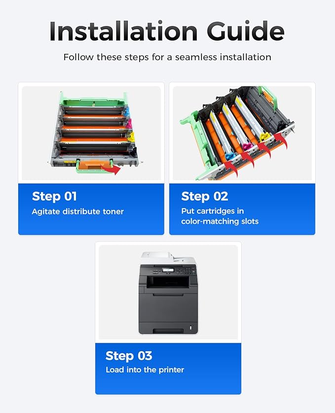 DR331CL Drum Unit Replacement Compatible for Brother DR-331CL Imaging Drum MFC-L8850CDW HL-L8350CDW MFC-L8600CDW HL-4150CDN MFC-9970CDW DCP-L8400 9050 9055 L8450 HL-L8250 L8650 L8850 4570CDW Printer