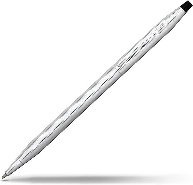 Cross Classic Century Refillable Ballpoint Pen Presented in a Luxury Gift Box - Medium Point, Black Ink, Lustrous Chrome