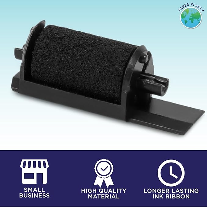 Black Printing Calculator Ribbons Compatible with IR40 by Paper Planet | Replacement Adding Machine Ink Ribbon Compatible with Canon, Casio, Sharp, Adler, and Victor IR40 Adding Machines | 5 Pack