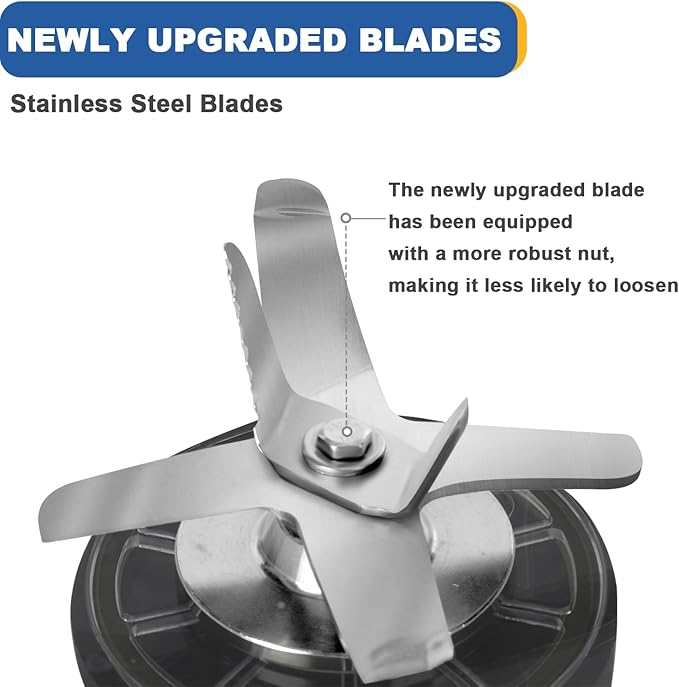 CRANDDI Commercial Smart Smoothie Blender - 2200W High-Power Professional Blenders for Smoothies & More, 4 Pre-Set Programs, Quiet Blender with Removable Shield, 52oz Jar, 120V, K80TS (Black)