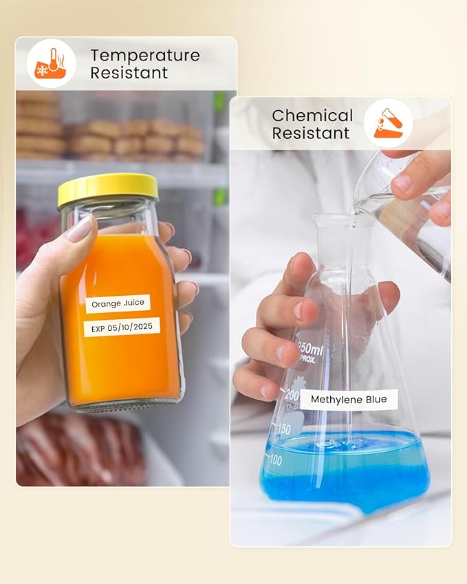 Colorty TZ Tape Compatible with Brother P-Touch Label Tape TZ TZe 12mm 0.47 Laminated White 1/2" Black on White TZe-231 TZE231 for PTH110 D210 D220 D410 D600 1090 1280 1880 2040, 20-Pack