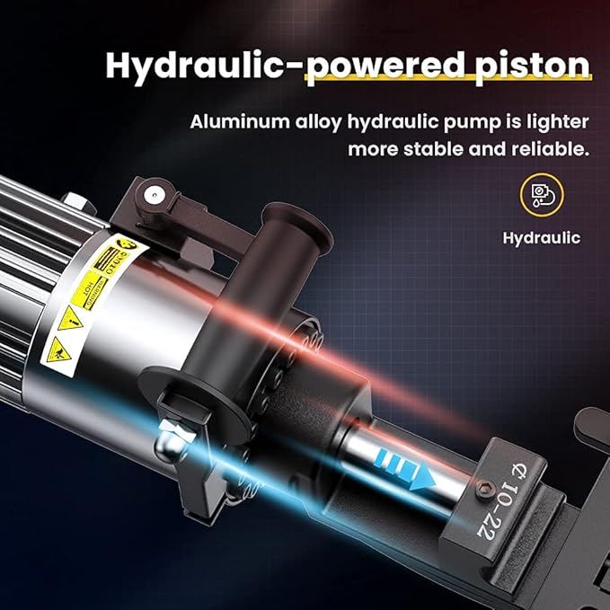 Anbull 1200W Electric Rebar Bender,Hydraulic Rebar Bending Machine Bending up to 7/8 Inch #7 22mm Rebar, Rebar Bending Angle 90 Degrees or Greater