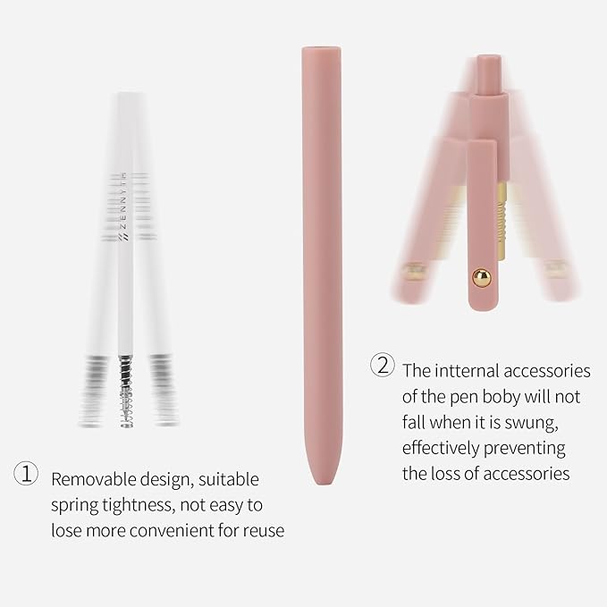 Ddaowanx Gel Pens, 12 Pcs 0.5mm Quick Dry Black Ink Pens Fine Point Smooth Writing Pens, Cute Office School Supplies Gifts for Women (12 Pcs Morandi-Black Ink)