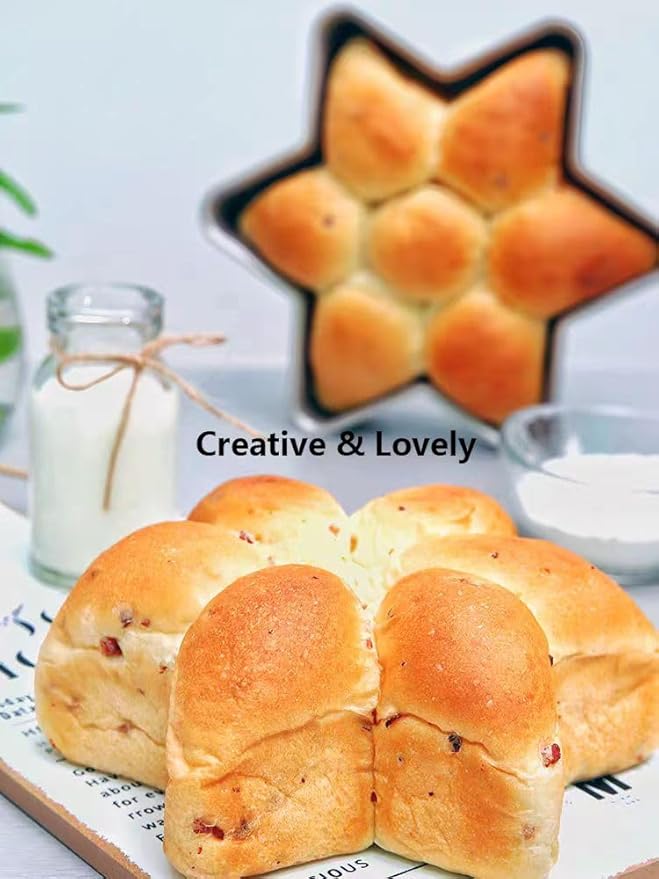 Specialty Forms NonStick Baking Tray Shaped Cake Bread Pizza Baking Pan Golden Carbon Steel