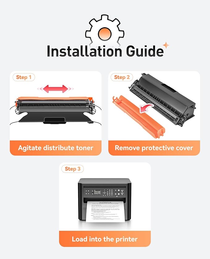 TN436 Toner Cartridge 4-Pack Compatible Replacement for Brother TN-436 TN433 TN431 MFC-L8900CDW MFC-L8690CDW HL-L8360CDW HL-L8260CDW MFC-L8610CDW MFC-L8905CDW MFC-L9570CDW HL-L8360CDWT Printer Set Ink